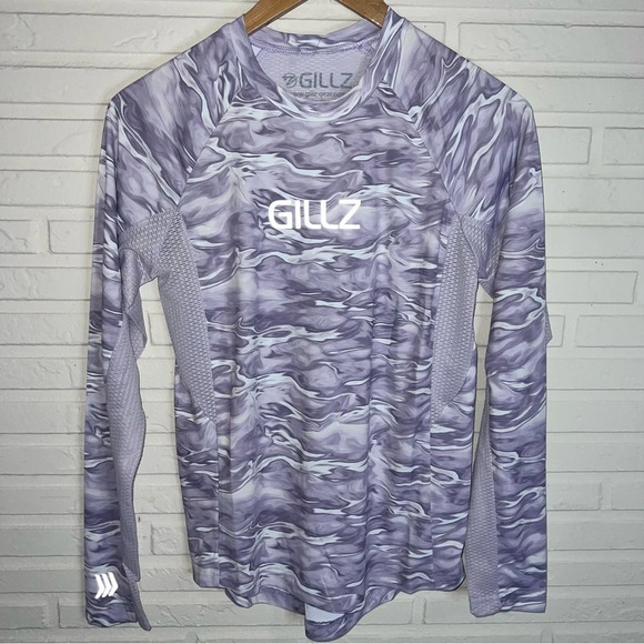Gillz Long Sleeve Purple Tournament Series UV Fishing Shirt, Women’s Size Small - Picture 1 of 5